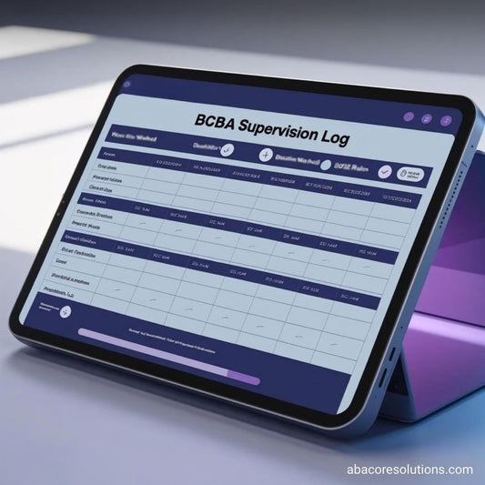BCBA Supervision Log (2025 rules)